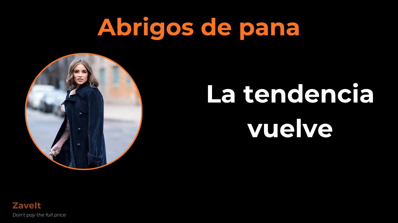 Abrigos de pana: la tendencia setentera que vuelve