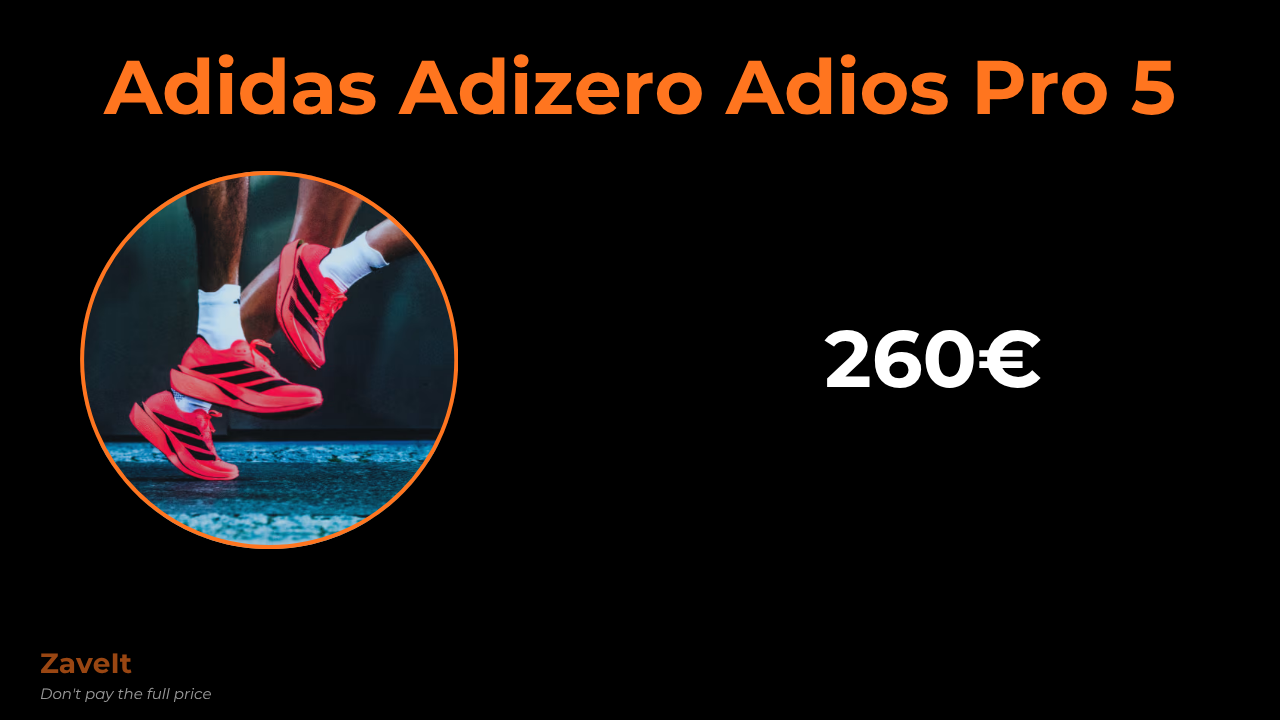 Adidas Adizero Adios Pro 5: 175 g y 260€, ¿vale la pena?