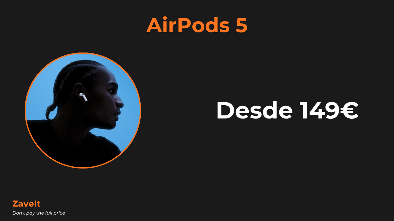 AirPods 5: cancelación de ruido por fin en la gama básica