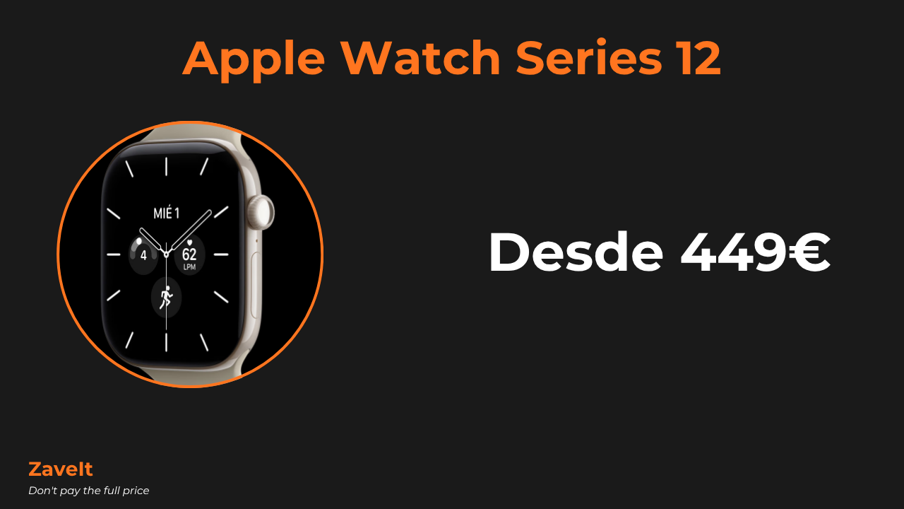 Apple Watch Series 12: desde 449€ con más salud y batería