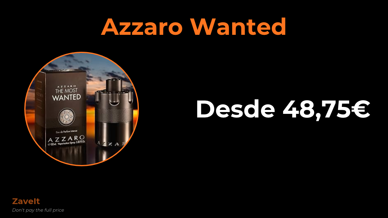Azzaro Wanted: 6 versiones desde 35,06 € comparadas