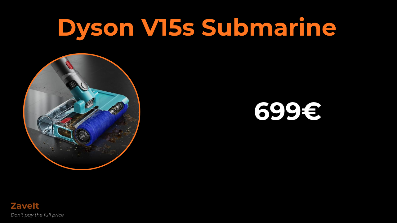 Dyson V15s Detect Submarine: aspira y friega a la vez