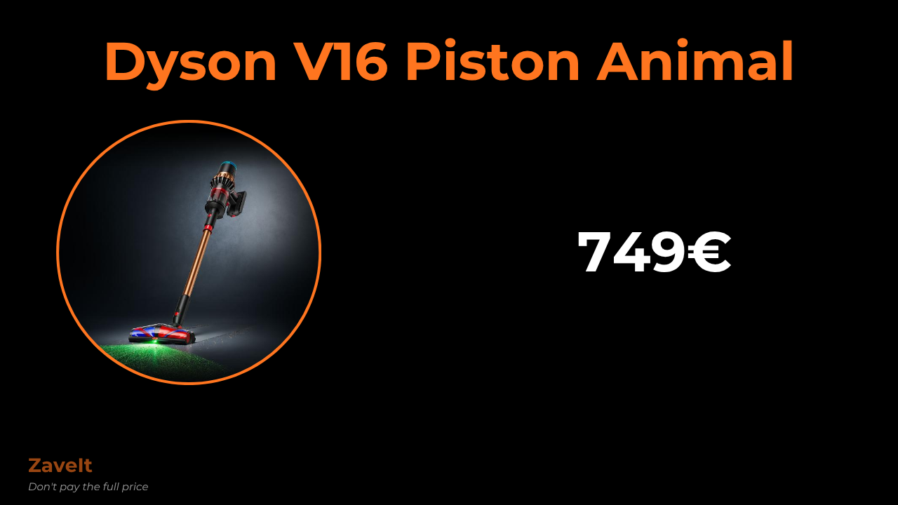Dyson V16 Piston Animal: 30% más succión que antes