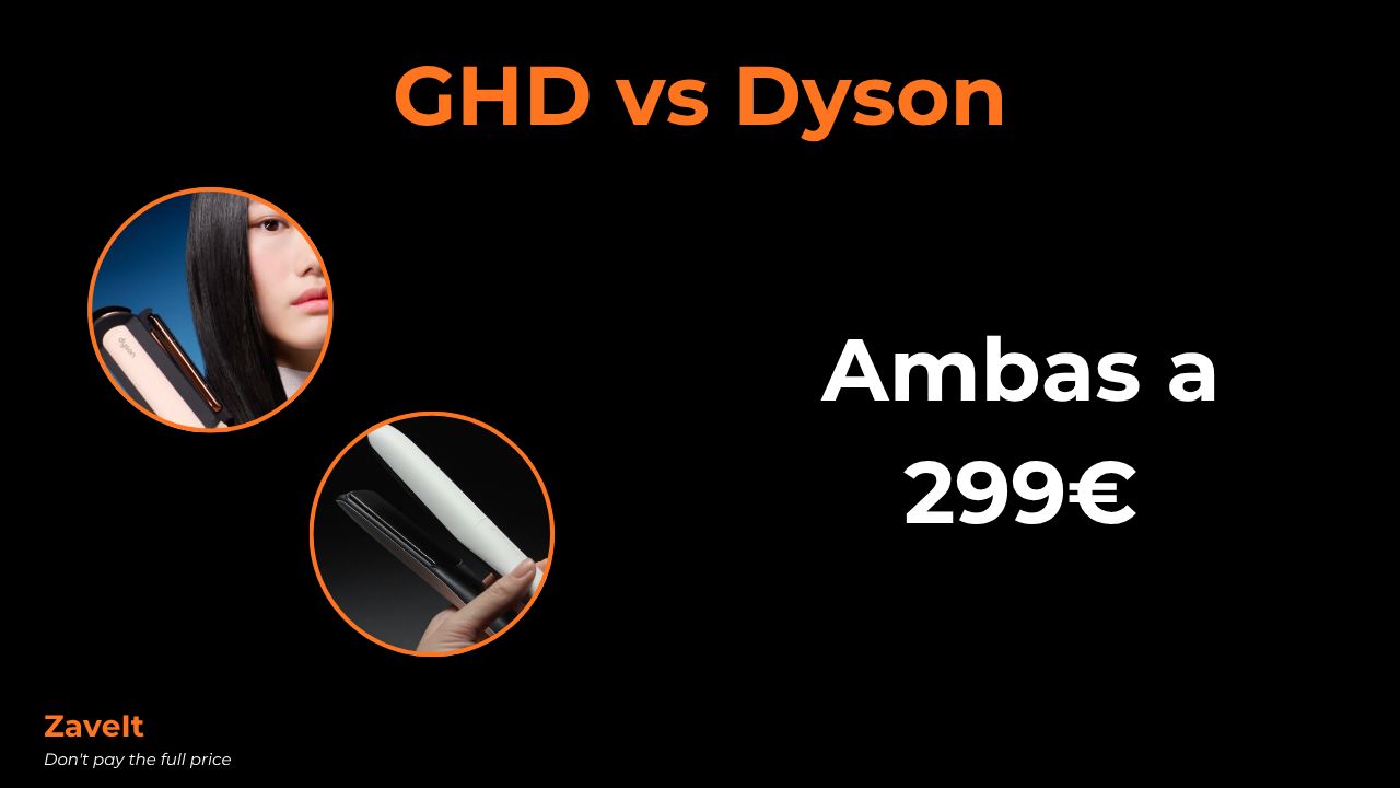 GHD Platinum+ vs Dyson Corrale: mejor plancha 2026