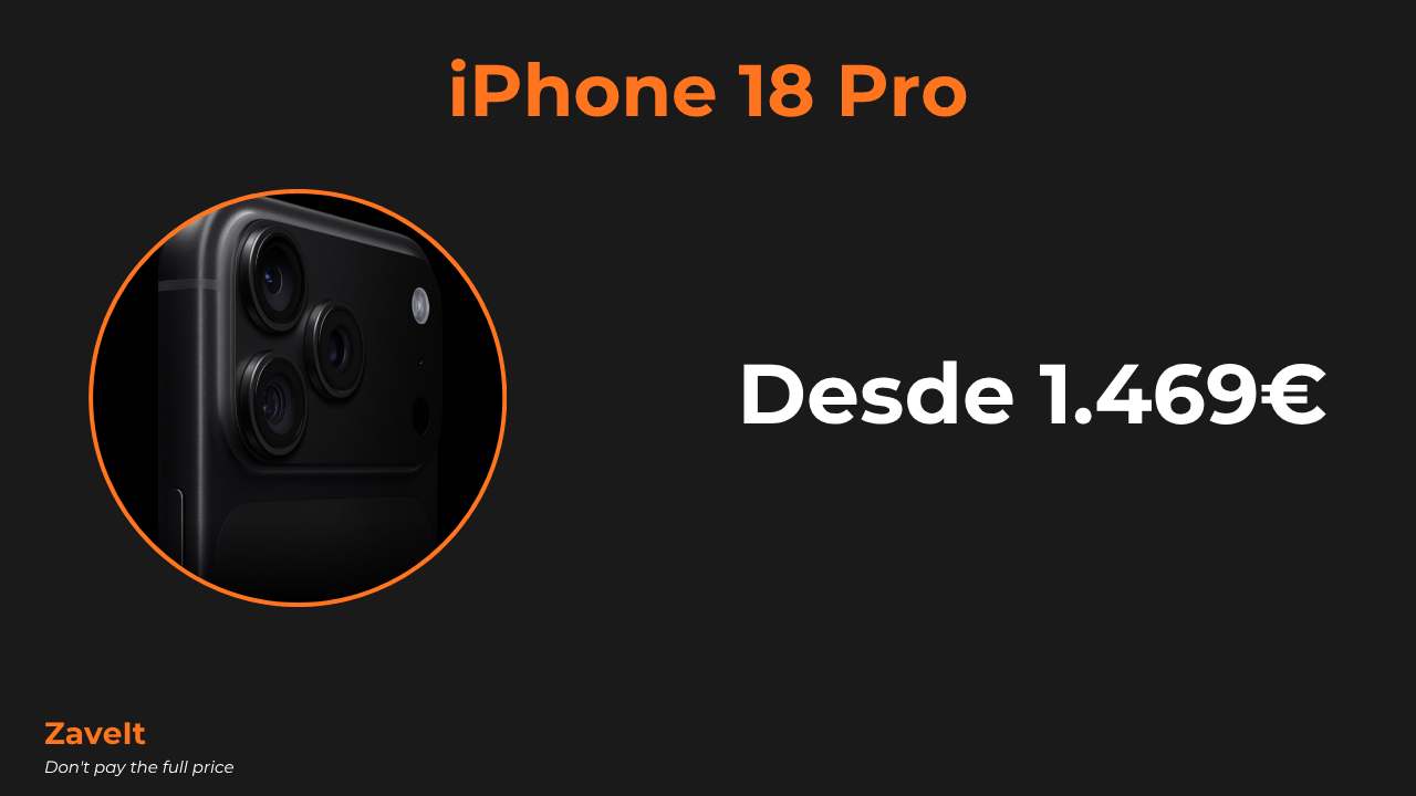 iPhone 18 Pro: apertura variable y chip a 2nm por 1.469€