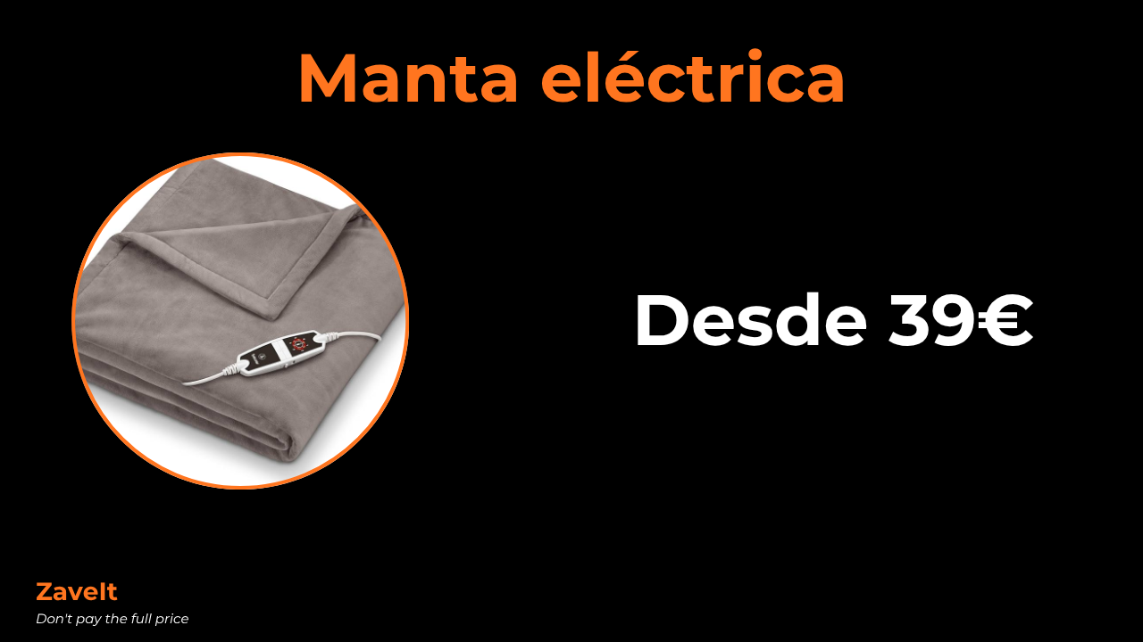 Mejor manta eléctrica para el invierno 2026