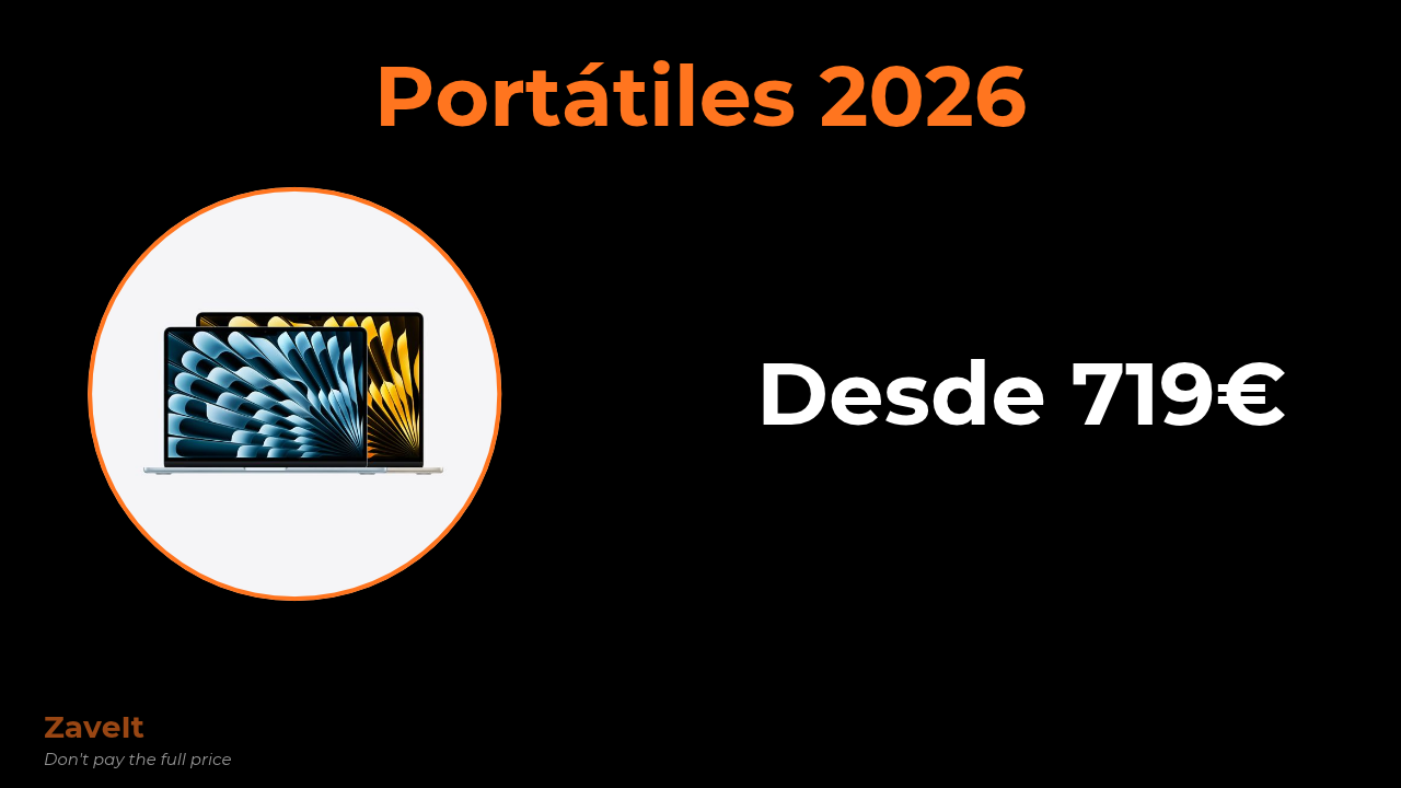 Mejor portátil calidad-precio 2026: de 719 € a 1.050 €