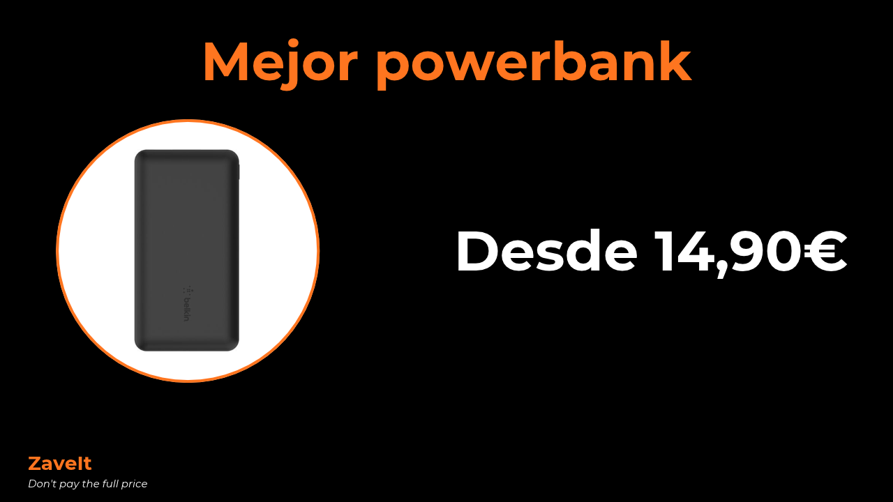 Mejor powerbank 2026: 6 modelos y cuál llevar en avión