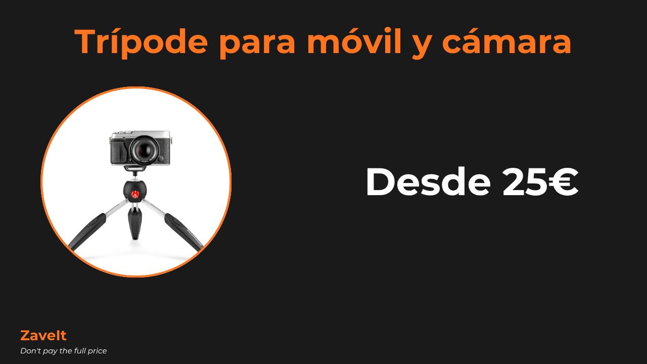 Mejor trípode para móvil y cámara: los 4 que sí sirven