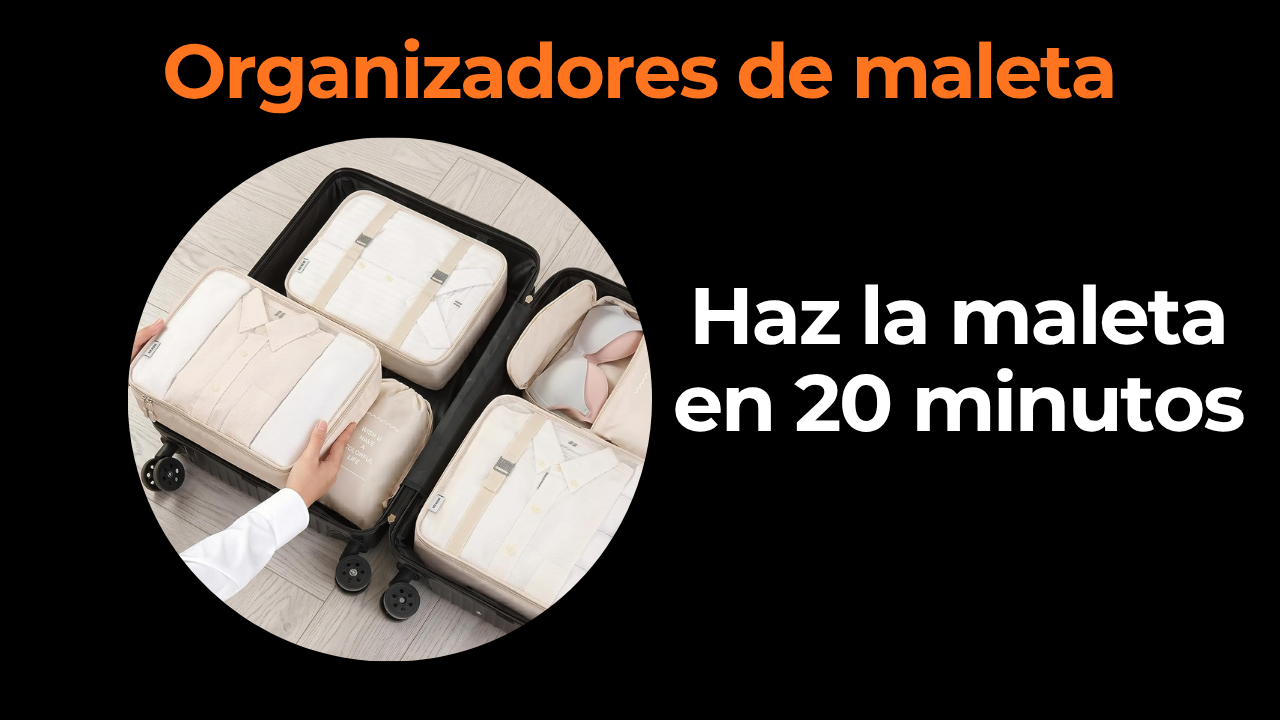 Mejores organizadores de maleta: guía de compra 2026