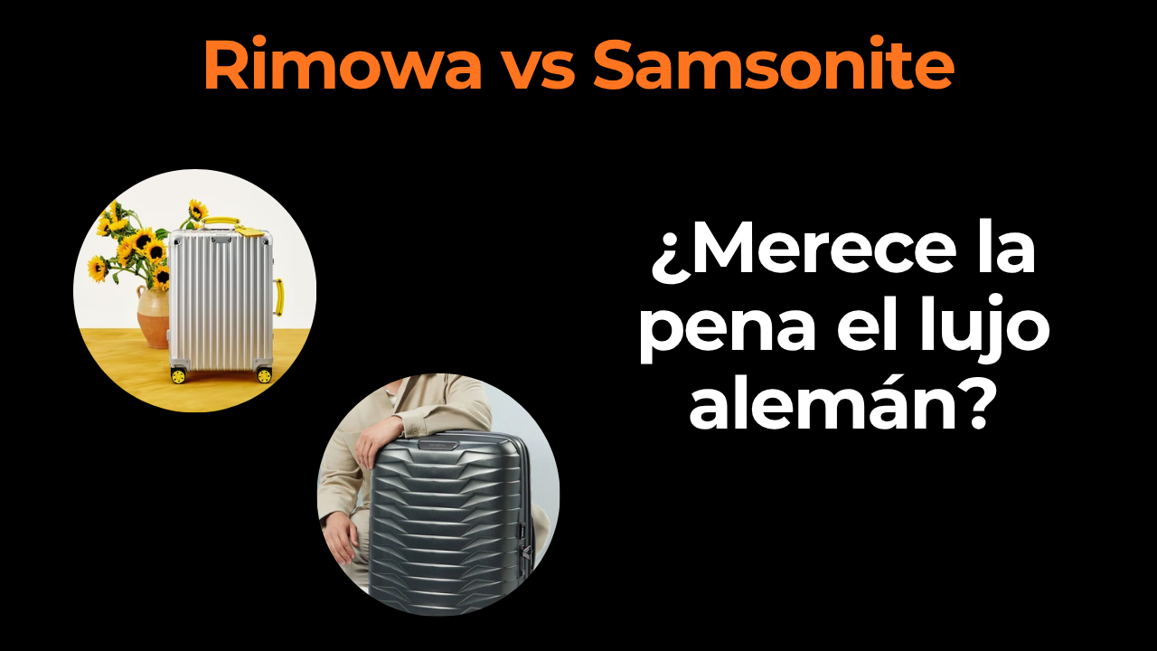 Rimowa vs Samsonite: la más barata gana en los datos